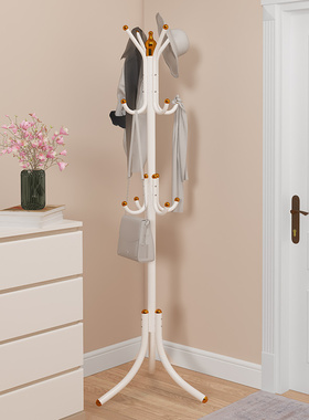 铁艺衣帽架落地挂衣架简易衣服卧室家用置物收纳简约现代挂衣架子