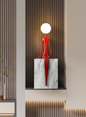 可定制落地人形雕塑摆件家居饰品