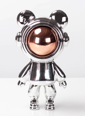 可定制抽象卡通机器人摆件样板间