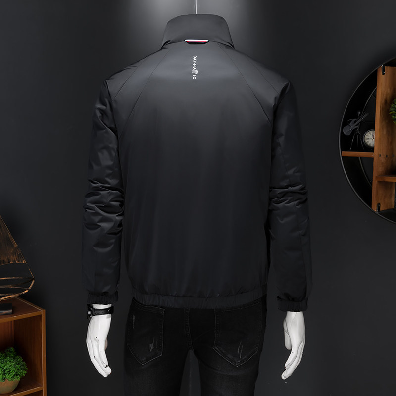 2025冬季新款标90白鸭绒羽绒服男士立领外套防寒服8807P225,男装羽绒服,电商D260