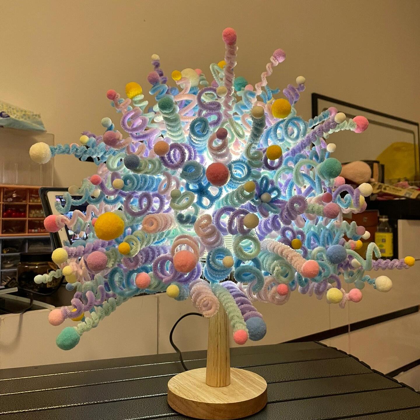 新扭扭棒duangduang灯diy材料包