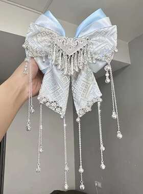 广西非遗壮锦蝴蝶结发夹DIY｜