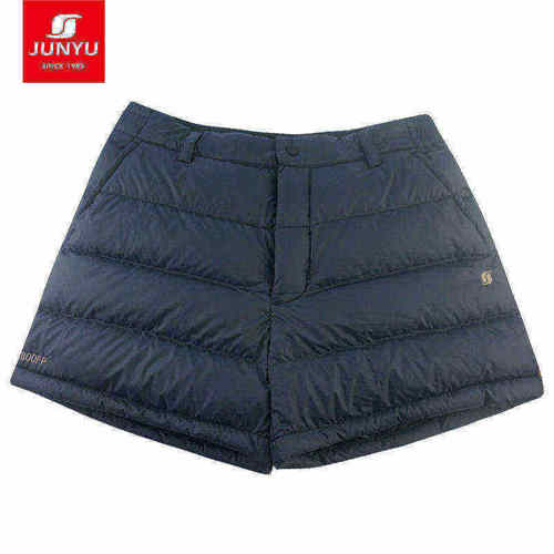 君羽女款鹅绒短裤时尚百搭