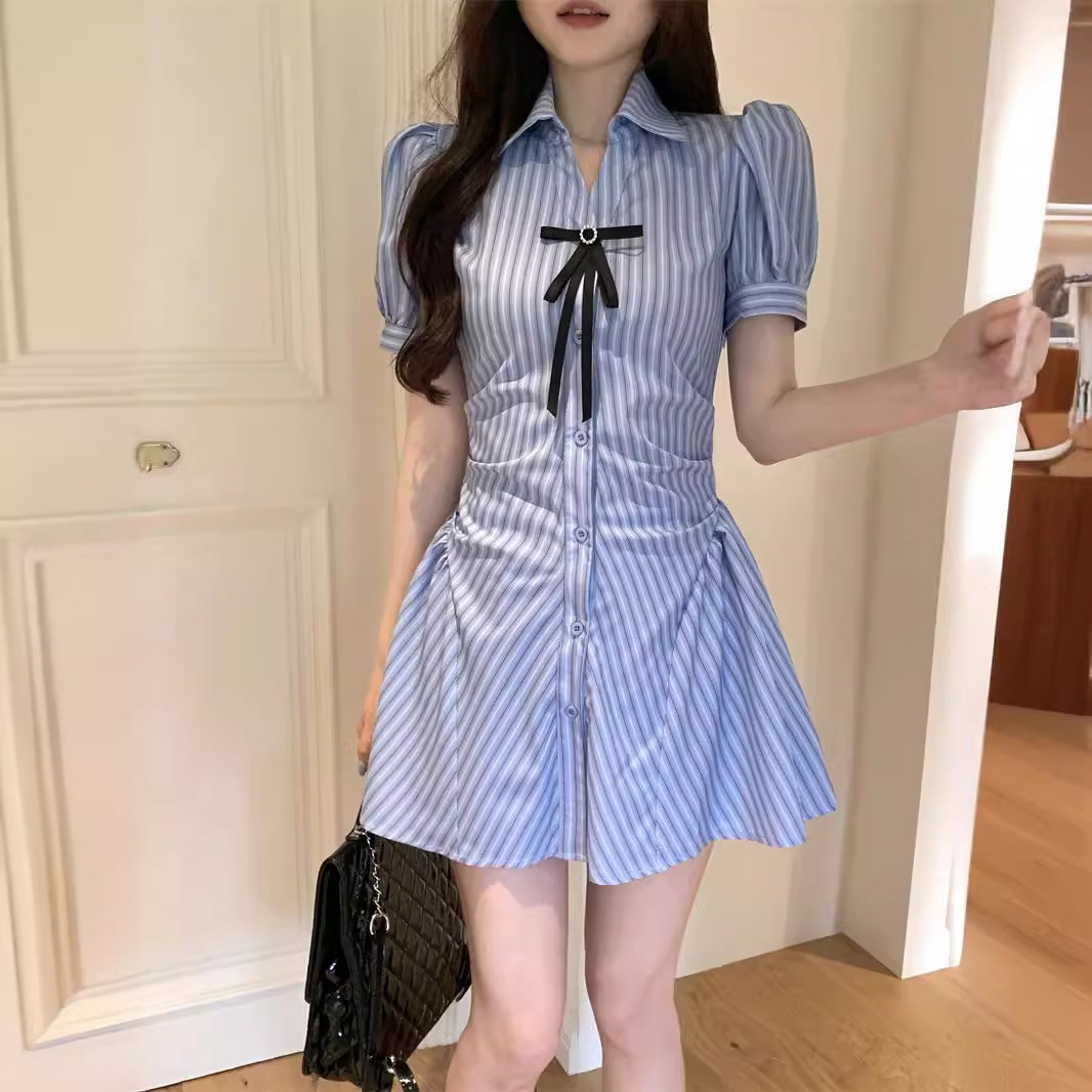 时尚休闲收腰显瘦学院风