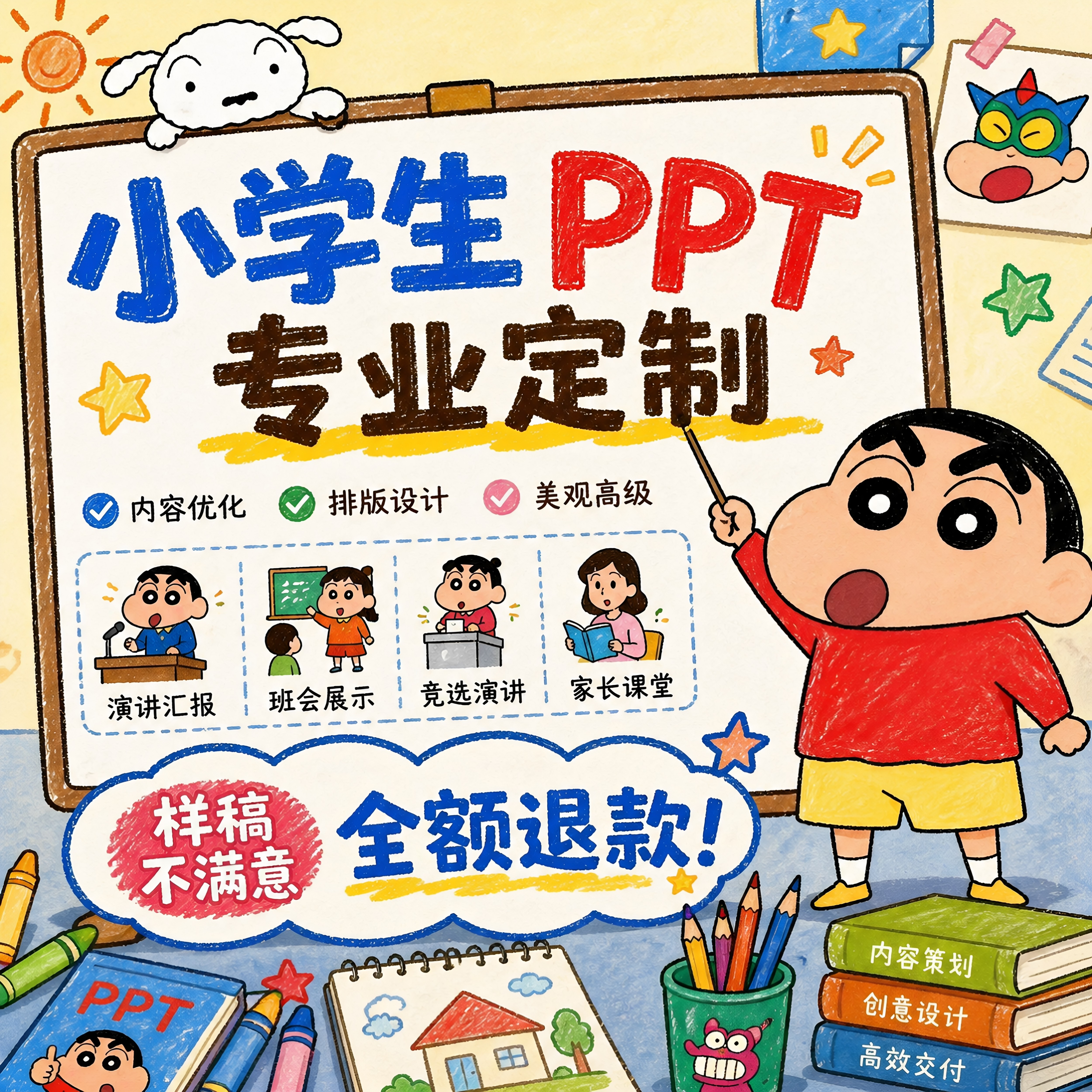 小学生ppt代制作定制演讲竞选大队委介绍班会家长进课堂队会课件