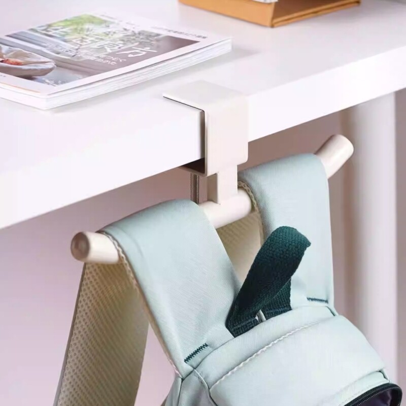 书包挂钩桌边书桌收纳挂包神器学生课桌侧边挂架工位办公桌置物架