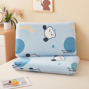 亚朵记忆枕可用枕套牛奶绒深睡枕专用记忆枕枕头套枕套单件