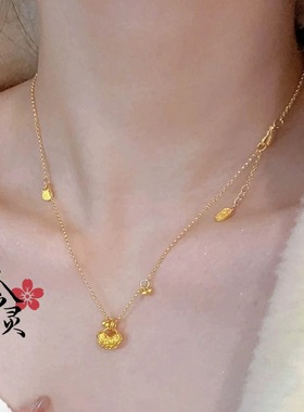 金店同款仿黄金硕果累累手链项链套装情人节送女友厂家直销