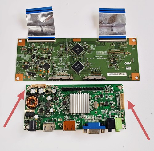 JY85TX VPH逻辑板35寸液晶显示器驱动主板 M350DVR01.1 35M01-C01