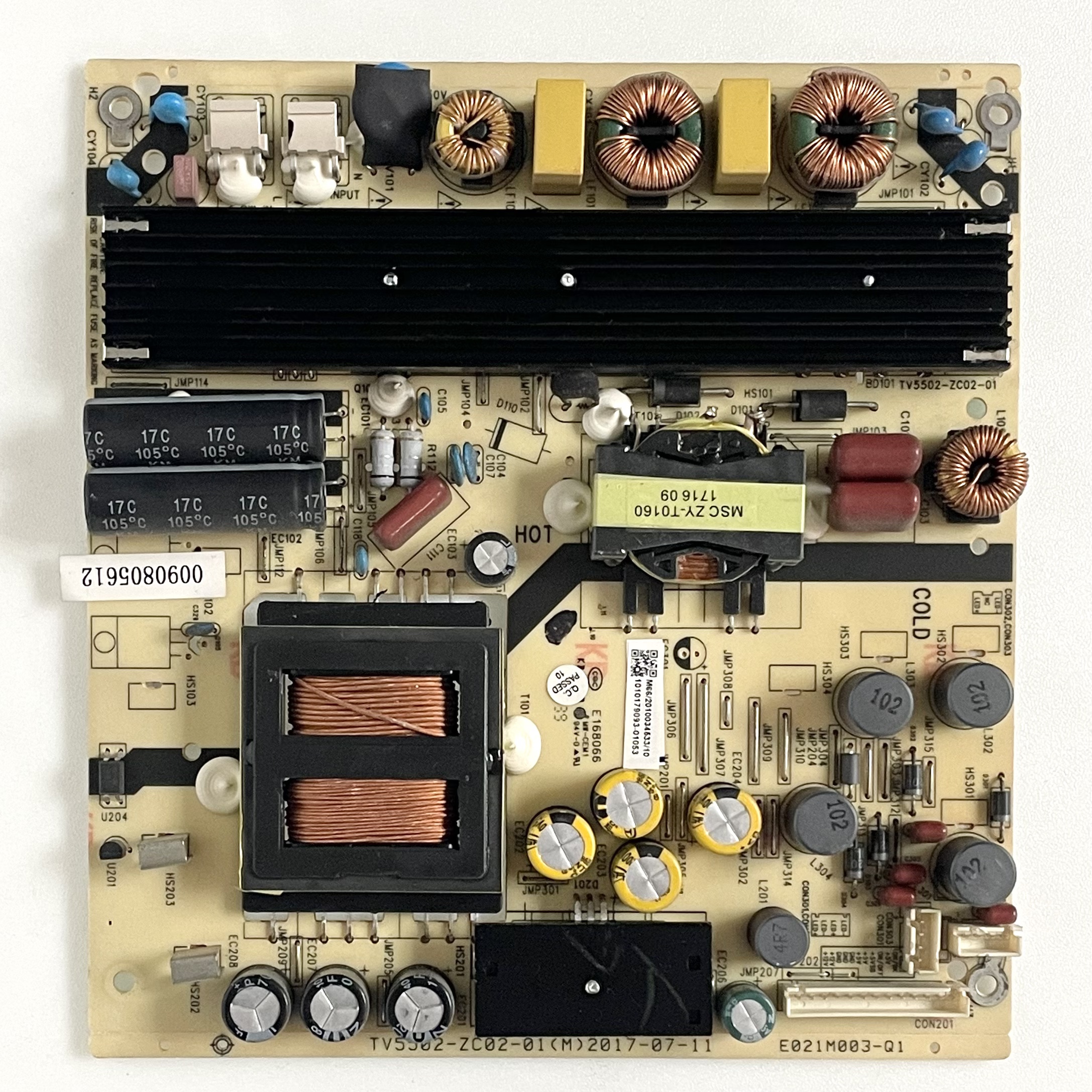海尔 LS55H610N U65H3 电源板 TV5502-ZC02-01 0090805612