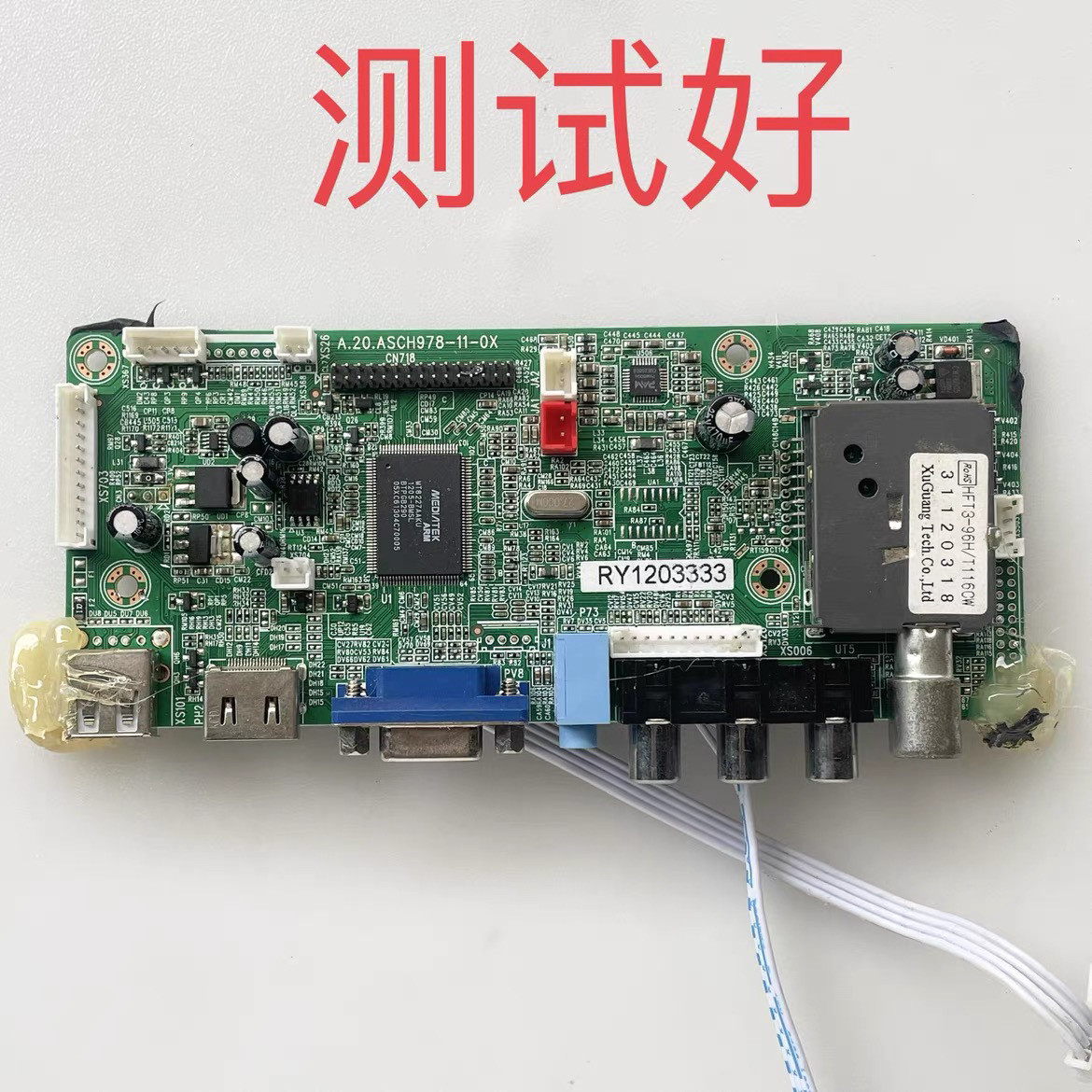 A.20.ASCH978-11-0X 清华同方 LC-32TL2800 主板 高分屏