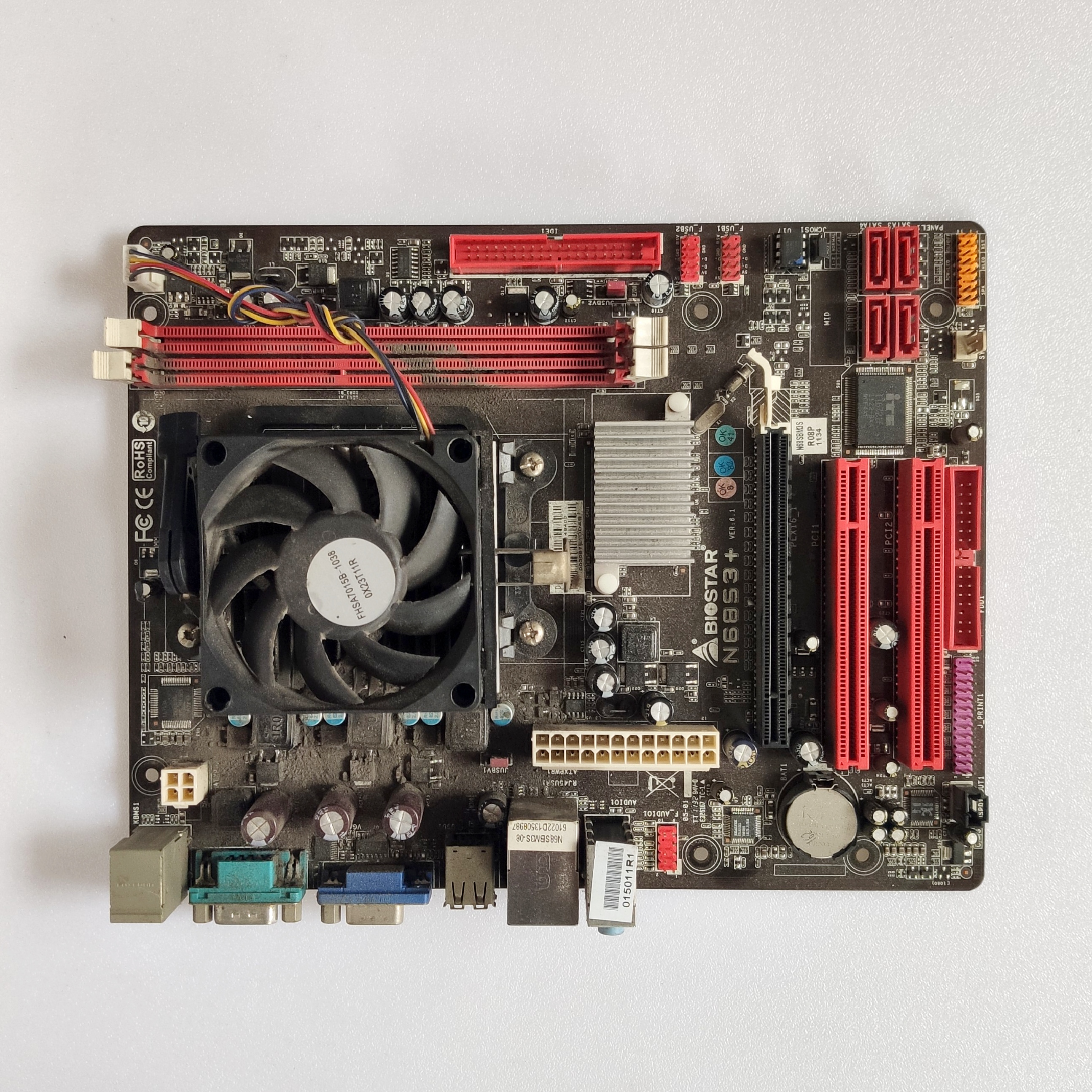 N68S3+ 台式电脑 主板 CPU AMD ADX2500CK23GM 风扇