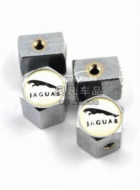 捷豹车标白色防盗轮胎气门嘴帽气门芯套XF XJ XE F-TYPE F-PACE等