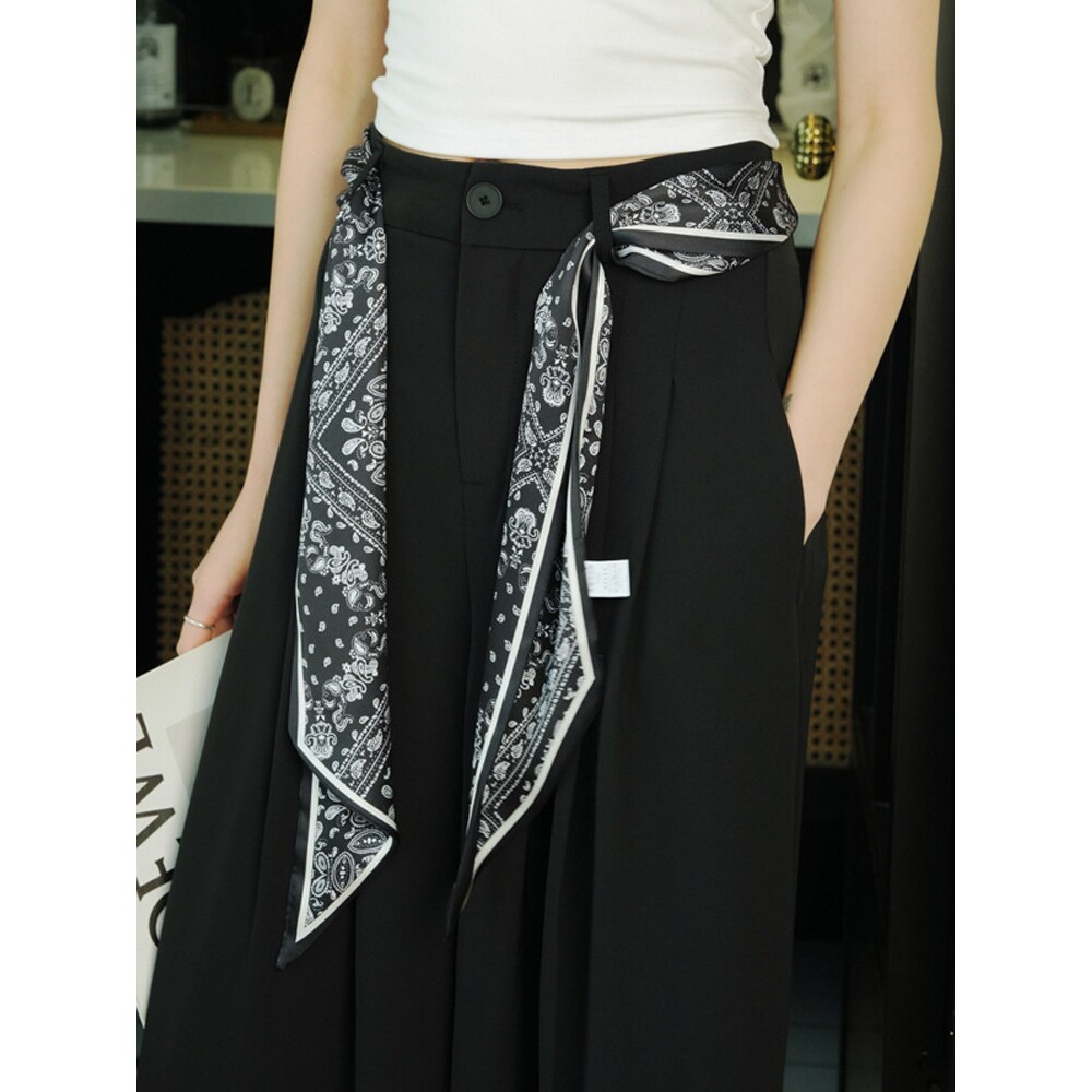 长条丝巾腰带配牛仔裤裙子腰间配饰女2026新款飘带丝带脖饰高级感