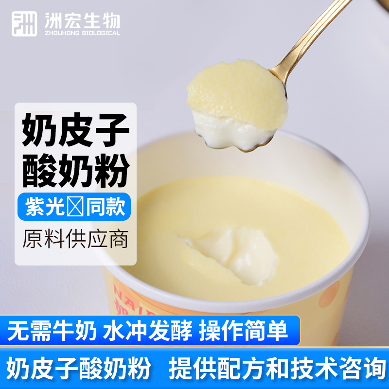 商用奶皮子酸奶粉无需牛奶直接发酵粘稠分层奶茶店水吧烘焙原料