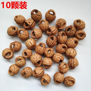 手工雕刻桃篮桃核挂件diy材料宝宝编绳手链配件手串饰品婴儿别针