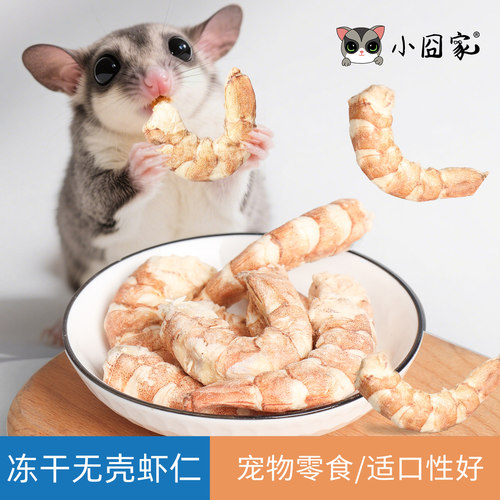 松鼠刺猬蜜袋鼯冻干虾仁小囧家