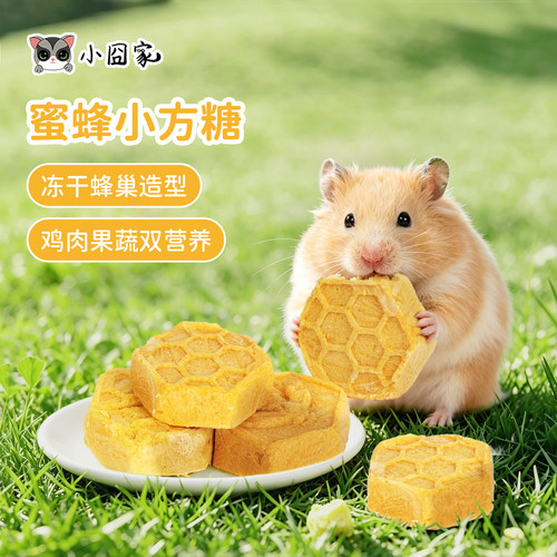 仓鼠小宠冻干零食蜜蜂小方糖