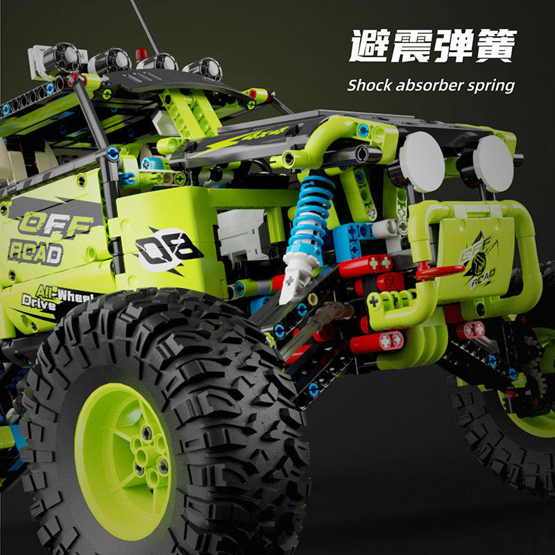 중국 빌딩 블록 기술 기계 그룹 TAIGAO 르 큰 등산 자동차 높은 난이도 성인 조립 소년 장난감 4024