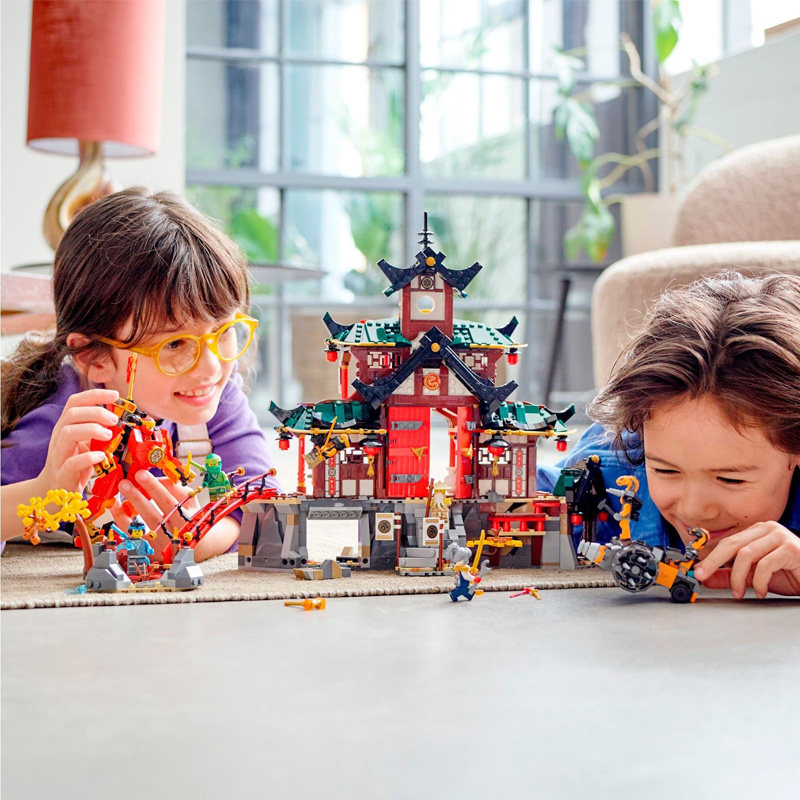 NINJAGO 71767 닌자 도장 사원 소년 조립 중국 빌딩 블록 어린이 장난감 선물