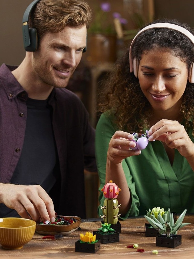 10309 다육 꽃다발 분재 어린이 교육 조립 중국어 빌딩 블록 꽃 장난감 홈 장식