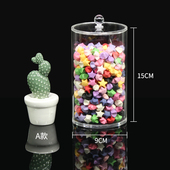 亚克力密封罐厨房调料茶叶陈皮小青柑花鱼胶防潮储存罐展示标本瓶