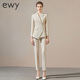 西服修身 EWY职业装 女名媛不规则气质干练韩版 套装 显瘦ol 高端西装