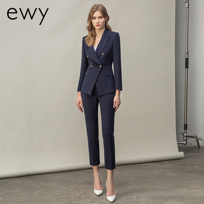 秋冬名媛上班工作服西服ewy