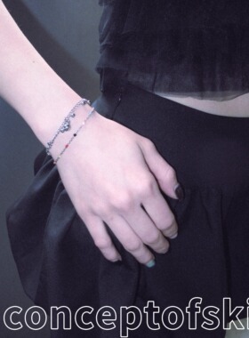 conceptofskin 游乐园系列2025春季手作设计配饰｜彩虹铃铛响手链