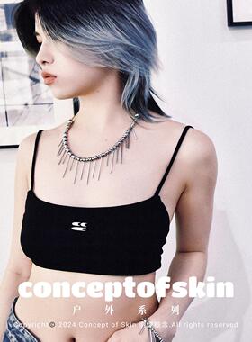 【明星同款】conceptofskin大地之狮炸裂项链原创设计中性高级感