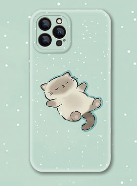 躺平啦~可爱暹罗猫咪菲林适用iPhone17Air苹果16promax手机壳oppo华为P70小米14红米k80硬vivoX200s荣耀300软