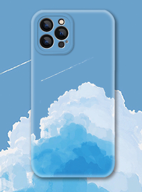 大冒险~卡通蓝色天空菲林适用iPhone16promax苹果17Air手机壳oppoReno14华为pura70小米15红米k80软vivoX200s