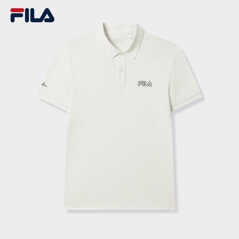 斐乐男子吸湿排汗短袖POLO衫2025夏款棉质休闲凉感T恤F11M528110