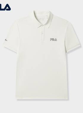 斐乐男子吸湿排汗短袖POLO衫2025夏款棉质休闲凉感T恤F11M528110