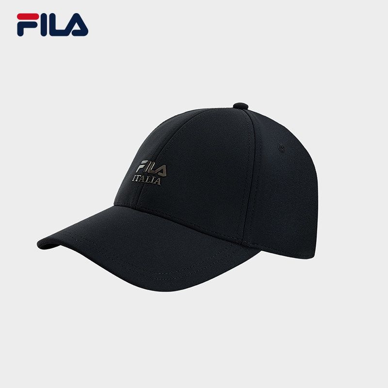 FILA斐乐男新款棒球帽休闲帽子时尚运动帽遮阳帽鸭舌帽F13U638233