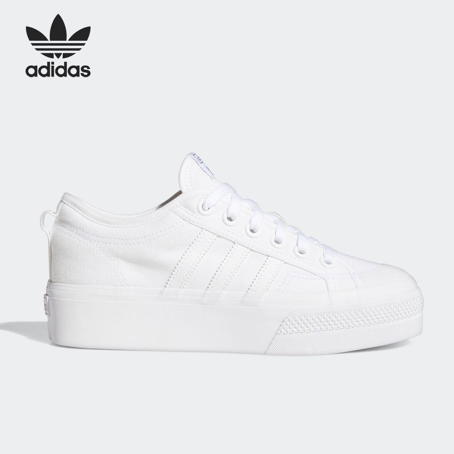 Adidas/阿迪达斯正品三叶草新款男女低帮运动帆布休闲鞋FV5322