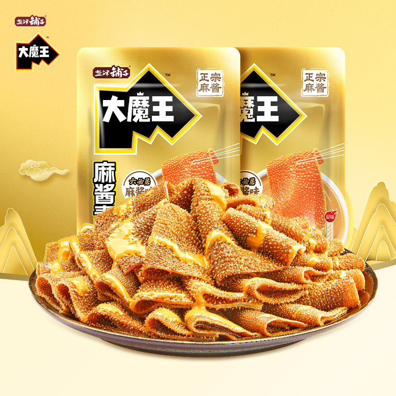 盐津铺子魔芋素毛肚火锅麻酱味