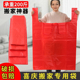 特大号红色塑料袋加厚背心服装 棉被搬家收纳打包袋大红胶袋子喜事