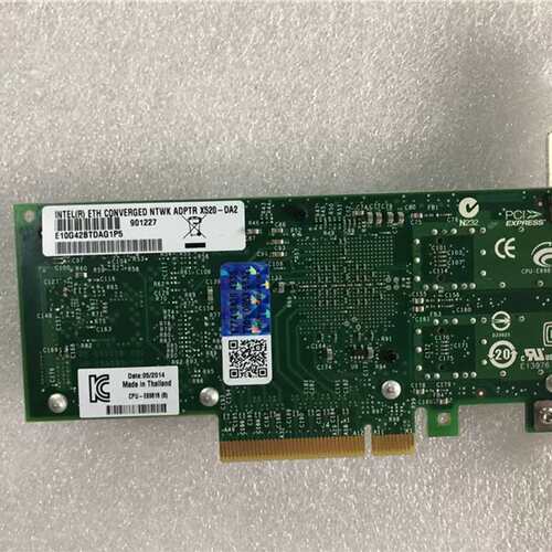 NTEL X520-DA2/SR2 82599ES万兆双口光纤网卡群晖 ESXI 带防伪码