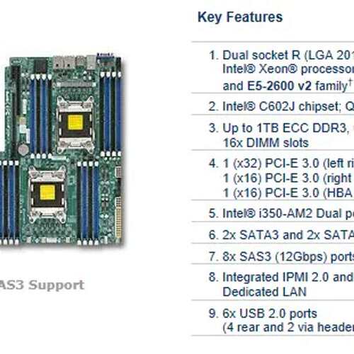 Supermicro X9DRW-CF31 服务器主板 C612议价