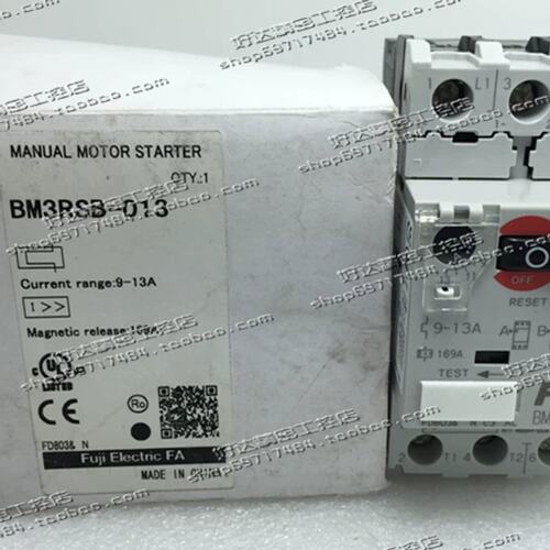 正品 FUJI BM3RSB-013 9-13A 电动机启动过载保护断路器议价