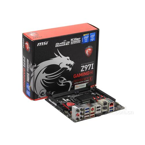 没上过机 MSI/微星 Z97I GAMING AC 1150主板 ITX小板 WIFI议价