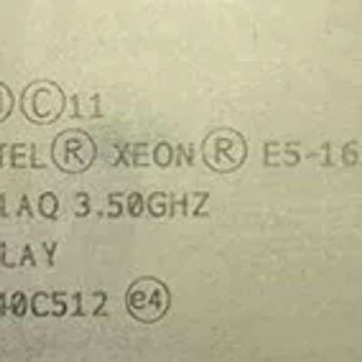 XEON CPU E5-1650V2 SR1AQ 3.5GHZ议价