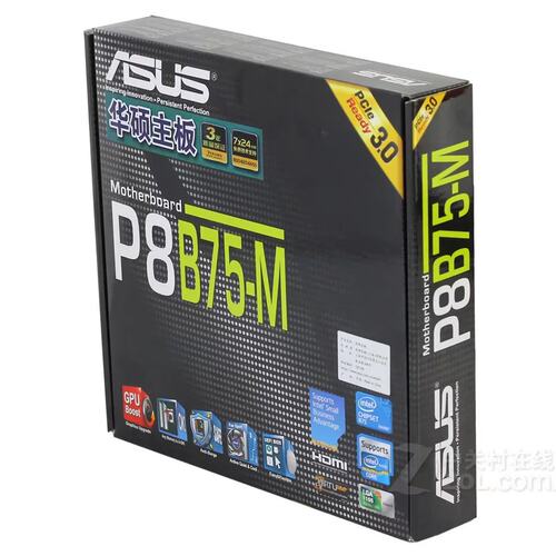 没上过机 / P8B75-M B75 MATX 小板 ddr3 1155 主板议价