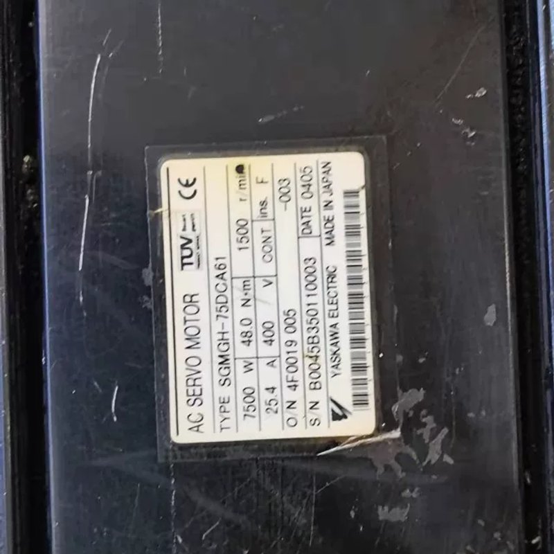 SGMGH-75DCA61 伺服电机9成新保修议价图片