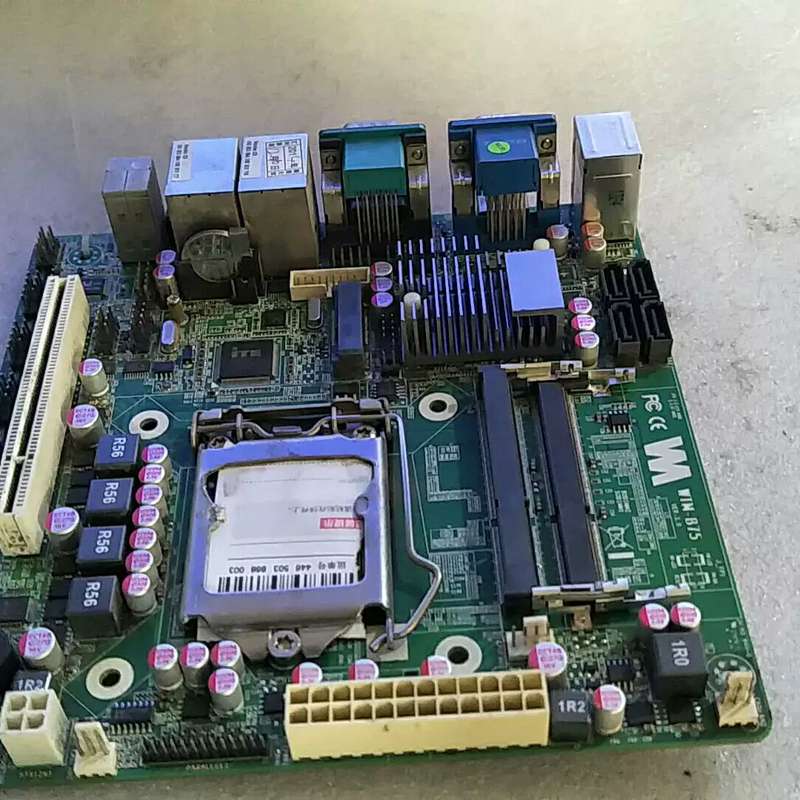 工控机 一体机迷你板WTM-B75 DDR3内存 B75全固态集成板 HDMI接口