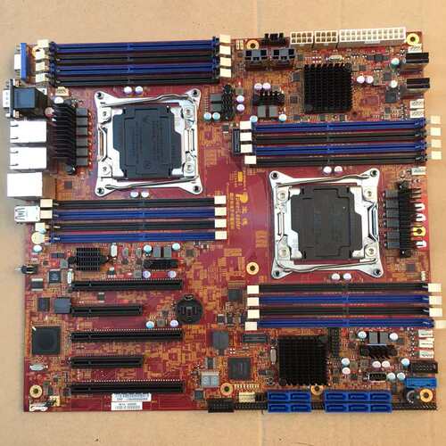 宝德 DPDR1101 S82444A DRP-L000000088 X99 V3 V4 4口MINASA主板