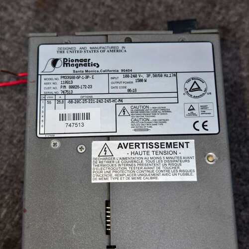 PIONEER MAGNETICS PM3398B-6P-1-3P-E 80026-172-23 直流56V电源