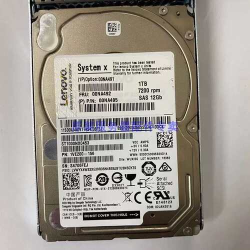 00NA491 00N492 00NA495 1TB 7.2 SAS 服务器 硬盘议价