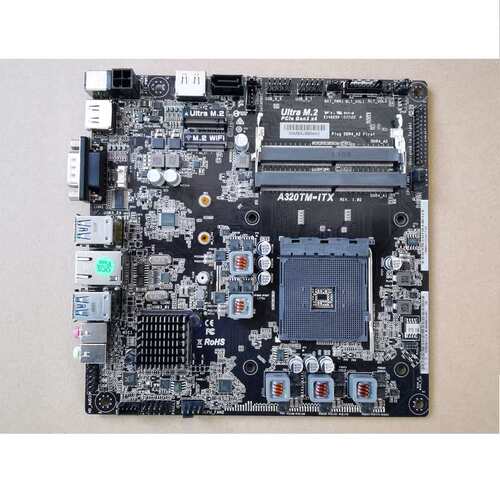ASROCK/华擎科技 A320TM-ITX 主板 AM4 锐龙 超薄迷你主机箱议价